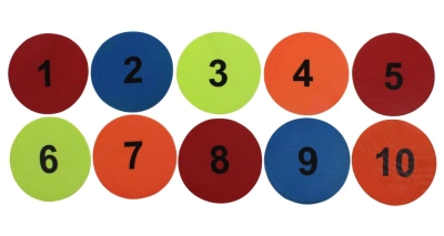 Digit 10 značky na podlahu