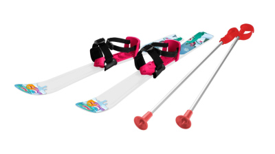 Lyže Baby Ski - 90 cm, barva bílofialová