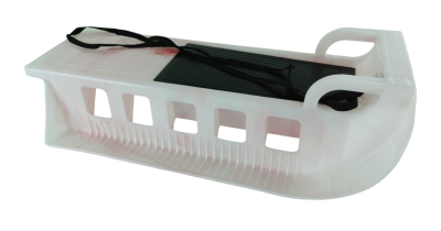 Saně Kamzík plastové SPECIÁL, bílorůžová