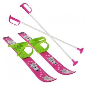 Lyže dětské SULOV 70cm, fialové/purpurové