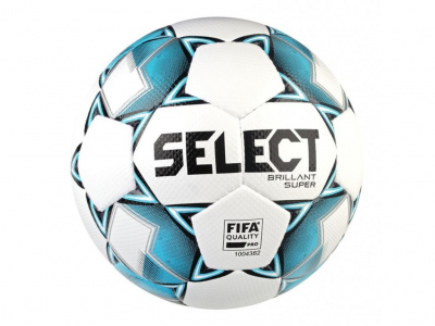 Fotbalový míč Select FB Brillant Super bílo modrá