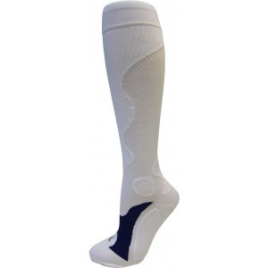 Kompresní ponožky Wave - bílé
