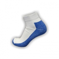 Ponožky ATLETICO bílo-modré nízké