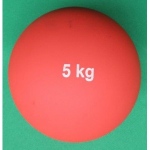 Halové vrhačské koule – pogumované 2kg