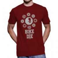 Tričko BA cyklo BIKE OR DIE - více barev