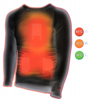 Thermo Undershirt vyhřívané triko černá