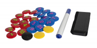 Magnety pro taktickou tabuli Select Magnet set 23 ks assorted