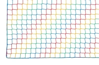 Ochranná síť PP 3,0 mm, oko 45 mm, čtyřbarevná, vodoodpudivá úprava