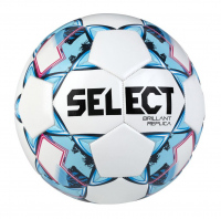 Fotbalový míč Select FB Brillant Replica bílo modrá