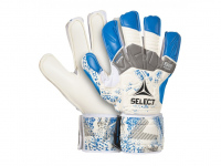 Brankářské rukavice Select GK gloves 88 Kids Flat Cut bílo modrá