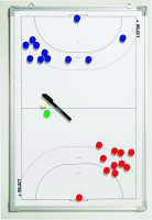 Taktická tabule Select Tactics board alu handball bílá