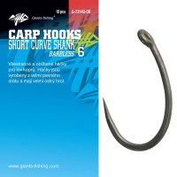Giants fishing Háček s očkem bez protihrotu Short Curve Shank 10ks|vel.8