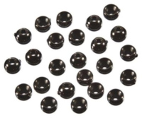 Giants fishing Hlavička černá - beads black 100ks|2.3mm
