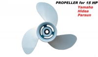 Propeller - lodní šroub 15 HP, Hidea, Yamaha, Parsun