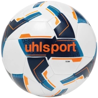 Uhlsport TEAM bílá/modrá/oranžová UK 5 - 10 kusů