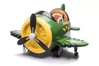 Dětské elektrické letadlo Eljet zelená vozítko