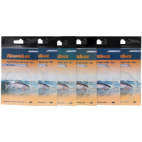 Snowbee Ujímaný návazec Tapered Leader 2,7m (9ft)|4X 0,18mm