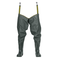 PROS brodící holinky Thigh STANDARD Plavitex Heavy Duty Oliv|vel.39