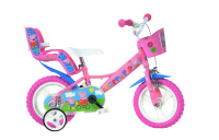 Dívčí kolo 12" s příslušenstvím PEPPA PIG
