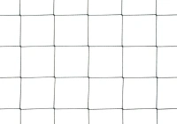 Ochranná síť PP 1,5 mm, oko 100 mm, černá, neobšitá