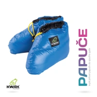 KWAK Papuče do spacáku péřové Twin