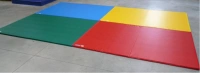 Kombinovaná žíněnka 4-dílná 600x400x3 cm, PE, multibarevná
