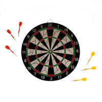 Acra terč na šipky 17", 40cm, kovový rám, 6 šipek