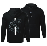 Giants Fishing Mikina pánská černá Pstruh|vel. 3XL