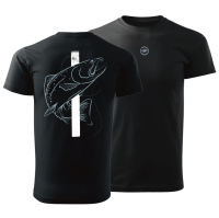 Giants fishing Tričko pánské černé Pstruh|vel. 3XL