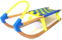 Sáně Lion 110 cm Rekord - modro/žluté